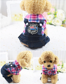 Denim Overalls for dogs - Onesie
