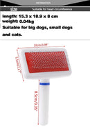 Cushioned Pin Brush Slicker for dogs - Brush, Comb, Fur, Groom, Grooming, Hair Remover, Needle Comb, Slicker, Slicker Brush