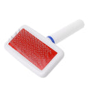 Cushioned Pin Brush Slicker for dogs - Brush, Comb, Fur, Groom, Grooming, Hair Remover, Needle Comb, Slicker, Slicker Brush