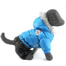 Winter Parka w/ Faux Fur Hood for dogs - Canada, Coat, Cold, Fur, Jacket, Jumpsuit, Warm, Winter