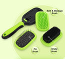 5 In 1 Grooming Comb & Brush Set for dogs - Brush, Comb, Fur, Grooming, Hair, Set, Slicker, Slicker Brush