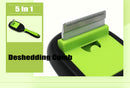 5 In 1 Grooming Comb & Brush Set for dogs - Brush, Comb, Fur, Grooming, Hair, Set, Slicker, Slicker Brush