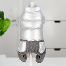 Metallic Puff Jacket for dogs - Coat, Gold, Jacket, Jumpsuit, Puff, Silver, Winter