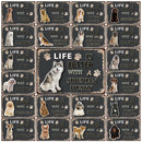 Life Is Better With A Dog Metal Signs 20x30 cm for dogs - Life is Better with a Dog, Signs