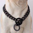 Stainless Steel Chain Collar for dogs - Black, Chain, Collar, Gold, Metal, Silver, Stainless Steel