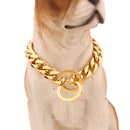 Stainless Steel Chain Collar for dogs - Black, Chain, Collar, Gold, Metal, Silver, Stainless Steel