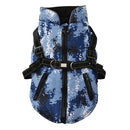 Army Fatigue Vest for dogs - Army, Camouflage, Easy On, Harness, Sleeveless, Step In, Vest, Warm, Zipper