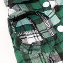 Classic Plaid Shirts for dogs - Plaid, Summer, T-shirt, Tshirt