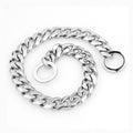Stainless Steel Chain Collar for dogs - Black, Chain, Collar, Gold, Metal, Silver, Stainless Steel