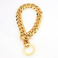 Stainless Steel Chain Collar for dogs - Black, Chain, Collar, Gold, Metal, Silver, Stainless Steel