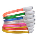 Glow in the Dark Tube Collar for dogs - Collar, LED, Neon, Rechargeable, Safety, USB