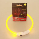 Glow in the Dark Tube Collar for dogs - Collar, LED, Neon, Rechargeable, Safety, USB
