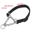 Martingale Training Collar w/ Chain for dogs - Behaviour, Choke, Collar, Greyhound, Halt, Humane Choke, Martingale, Martingale Collar, Training, Training Collar, Whippet