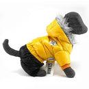 Winter Parka w/ Faux Fur Hood for dogs - Canada, Coat, Cold, Fur, Jacket, Jumpsuit, Warm, Winter