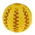 Rubber Chew Ball Feeder Toy - Treat Dispensing for dogs - __label:Bestseller, Backpack, Ball, Chew, Dispenser, Dispensing, Grooves, Kong, Teeth, Toy, Treat, Treats