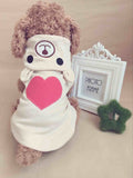 Heart Hoodie Pajamas for dogs - Hoodie, Hoodies, Onesie, Pajams