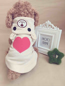 Heart Hoodie Pajamas for dogs - Hoodie, Hoodies, Onesie, Pajams