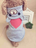 Heart Hoodie Pajamas for dogs - Hoodie, Hoodies, Onesie, Pajams