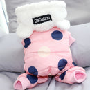Cutie Pie Polka Dot Hoodie Coat for dogs - Coat, Hoodie, Jacket, Polka, Winter