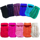 Knitted Turtle Neck Sweater for dogs - Knitted, Sweater