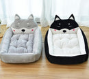 Cute Plush Cartoon Bed for dogs - Bed, Portable, Portable Bed, Soft, Warm