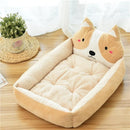 Cute Plush Cartoon Bed for dogs - Bed, Portable, Portable Bed, Soft, Warm
