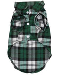 Classic Plaid Shirts for dogs - Plaid, Summer, T-shirt, Tshirt