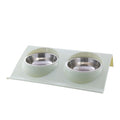 Colourful Stainless Steel Bowl Set for dogs - Bowls, Combo, Dish, Food Bowl, Steel, Water Bowl