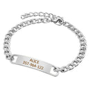 Personalized Chain Nameplate Collar for dogs - Chain, Collar, Custom, Custom Collar, Engraved, Gold, Name, Phone, Silver