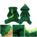 Green Dinosaur Hoodie for dogs - Dinosaur, Hoodie