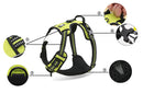 Reflective Harness for Large Dogs (No-Pull) for dogs - __label2:HappyDog's Choice, __label:Bestseller, Adjustable, Big Dogs, Easy On, Harness, Large Dog, No-Pull, Reflective, Step In