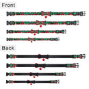 Christmas Dog Collar for dogs - __label:Bestseller, Bell, Christmas, Collar, Gift, Green, Holidays, Present, Red, Snow, Winter