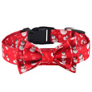 Christmas Dog Collar for dogs - __label:Bestseller, Bell, Christmas, Collar, Gift, Green, Holidays, Present, Red, Snow, Winter