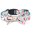 Christmas Dog Collar for dogs - __label:Bestseller, Bell, Christmas, Collar, Gift, Green, Holidays, Present, Red, Snow, Winter