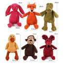 Animal Plush Toys for dogs - Animals, Bear, Bunny, Fox, Lamb, Pig, Plush, Soft, Toys