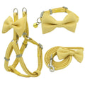 Cute Bow Harness, Collar and Leash Set for dogs - Bow, Bow Tie, Bundle, Collar, Dog, Harness, Leash, Puppy, Set