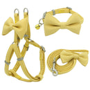 Cute Bow Harness, Collar and Leash Set for dogs - Bow, Bow Tie, Bundle, Collar, Dog, Harness, Leash, Puppy, Set