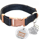 Buckle Collar with Custom ID Tag for dogs - Custom, Dog Tag, Engrave, Engraving, Name, Personal, Phone Number