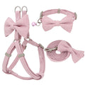 Cute Bow Harness, Collar and Leash Set for dogs - Bow, Bow Tie, Bundle, Collar, Dog, Harness, Leash, Puppy, Set