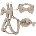Cute Bow Harness, Collar and Leash Set for dogs - Bow, Bow Tie, Bundle, Collar, Dog, Harness, Leash, Puppy, Set