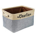 Personalized Dog Storage Basket