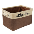Personalized Dog Storage Basket