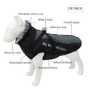 Large Dog Winter Jacket w/ Faux Fur for dogs - Big, Big Dogs, Coat, Cold, D-Ring, Jacket, Jumpsuit, Large, Reflective, Waterproof, Winter
