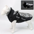 Large Dog Winter Jacket w/ Faux Fur for dogs - Big, Big Dogs, Coat, Cold, D-Ring, Jacket, Jumpsuit, Large, Reflective, Waterproof, Winter