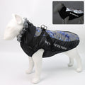 Large Dog Winter Jacket w/ Faux Fur for dogs - Big, Big Dogs, Coat, Cold, D-Ring, Jacket, Jumpsuit, Large, Reflective, Waterproof, Winter