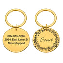 Designer Personalized Custom Dog Tag