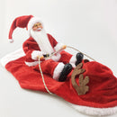 Santa's Sled Costume for dogs - Cape, Christmas, Cloak, Costume, Harness, Holidays, Red, Santa, Sled