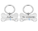 Doggy Bone Personalized Custom ID Tag