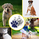 Big Paw Print Personalized Custom Dog Tag