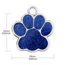 Big Paw Print Personalized Custom Dog Tag